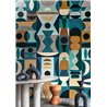 Casamance|Wall mural modern abstract painting Klee Kandinsky style|L'atelier