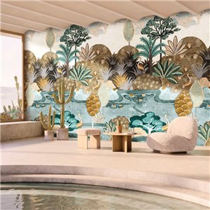 Eijffinger|Wandbild Blumen und ornamentale Muster|Wandbild