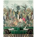 Casamance|Wandbild tropischer Wald mit Palmen und exotischen Pflanzen|Wandbild