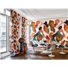 Casamance|Wall mural abstract painting stylized plants artistic canvas|Wallmurals
