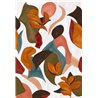 Casamance|Wall mural abstract painting stylized plants artistic canvas|Wallmurals