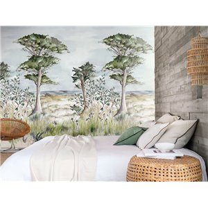Papeldecor|Wall mural tropical jungle lush green leaves|Wallmurals 2