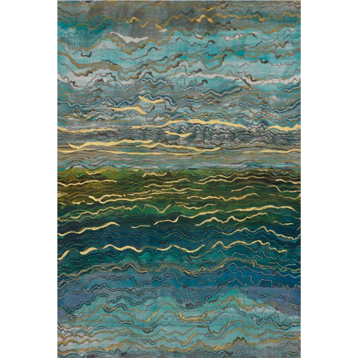 Casamance|Wandbild abstrakte Landschaft Sternennacht Van-Gogh-Stil|Wandbild