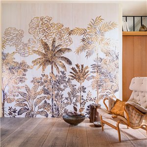 Eijffinger|Wall mural modern abstract brown gold|Wallmurals