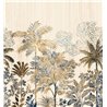 Casamance|Papier peint panoramique palmiers tropicaux beige et blanc|Panoramiques