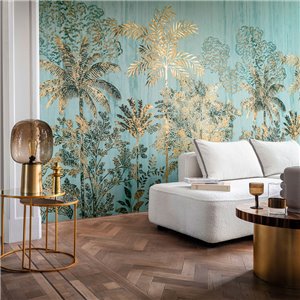 Casamance|Wandbild natürlicher Vorhang hängender Lianen|Wandbild