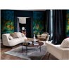 Casamance|Wandbild künstlerische Komposition tropische Pflanzen und Blumen|Wandbild