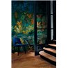 Casamance|Wall mural artistic composition tropical plants and flowers|Wallmurals