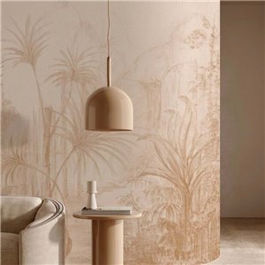 Casamance|Wall mural oriental landscape Japanese garden and pond blue|Wallmurals