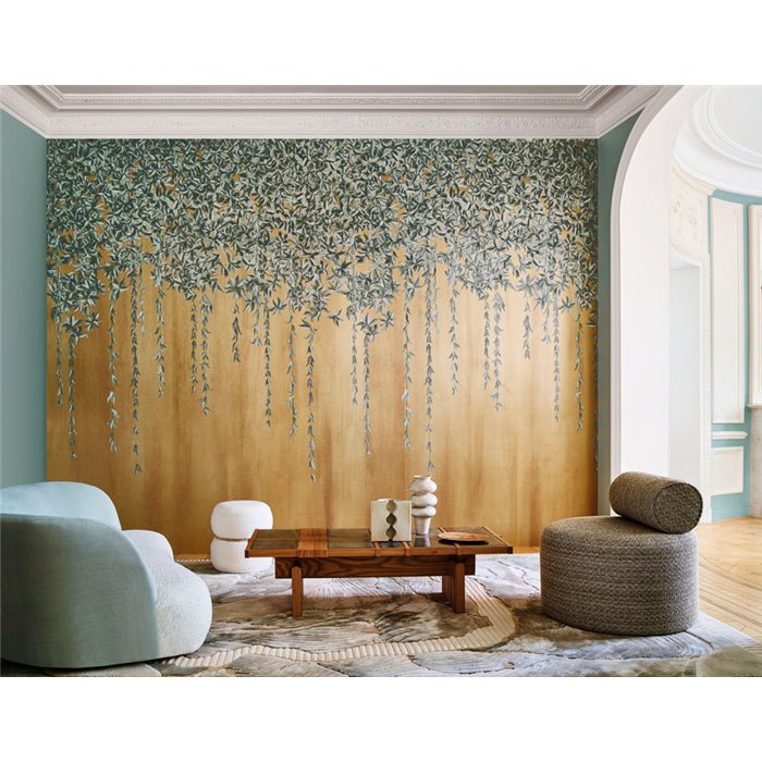 Mural pared follaje de lianas y plantas trepadoras - Casamance Panoramas 3 76421732