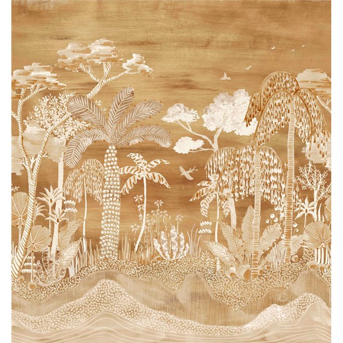 Casamance|Wandbild tropische Palmen Vegetation Landschaft Costa Rica|Wandbild