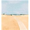 Casamance|Papier peint panoramique art moderne paysage champêtre avec touche abstraite|Panoramiques