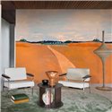 Casamance|Wall mural abstract painting countryside landscape modern art|Wallmurals