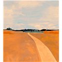 Casamance|Wall mural abstract painting countryside landscape modern art|Wallmurals