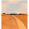 Casamance|Papier peint panoramique peinture abstraite paysage champêtre art moderne|Panoramiques