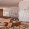 Casamance|Wandbild abstraktes Marmormuster mit Wirbeln|Wandbild