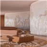 Casamance|Papier peint panoramique motif abstrait marbre avec tourbillons|Panoramiques