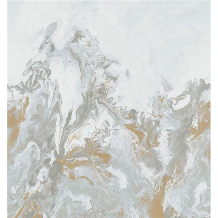 Casamance|Mural pared patrón abstracto de mármol con remolinos|Murales de Pared