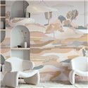 Casamance|Wall mural stylized landscape with abstract focus|Wallmurals