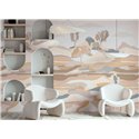 Casamance|Wall mural stylized landscape with abstract focus|Wallmurals