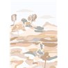 Casamance|Papier peint panoramique paysage stylisé avec approche abstraite|Panoramiques