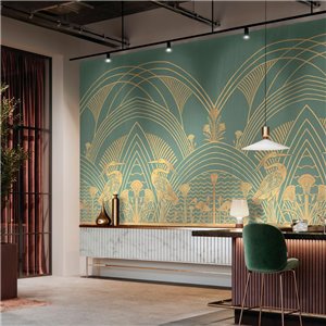 Eijffinger|Wall mural worn tiles white grey|Wallmurals