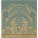Casamance|Wall mural herons and geometric arches Art Deco|Wallmurals