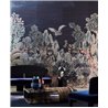 Casamance|Wandbild Berglandschaft asiatische Kunst grau blau|Wandbild