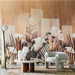 Papeldecor|Wandbild tropische Palmen mit exotischem Touch|Wandbild