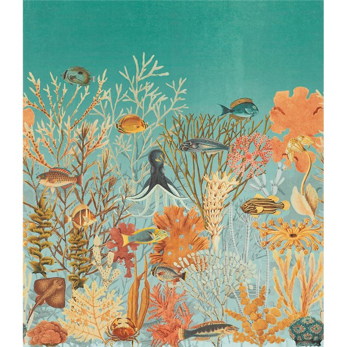 Casamance|Wall mural marine life coral reefs and fish|Wallmurals