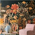 Casamance|Wall mural marine life reefs and fish multicolor black|Wallmurals