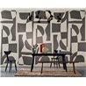 Casamance|Wandbild geometrische Komposition organische symmetrische Formen|Wandbild