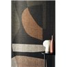 Casamance|Wall mural geometric composition organic green black|Wallmurals