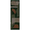 Casamance|Wall mural geometric composition organic green black|Wallmurals