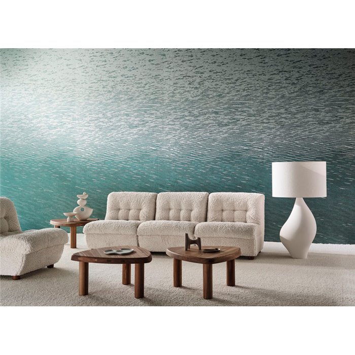Casamance|Wall mural water waves ocean or quiet lake green|Wallmurals