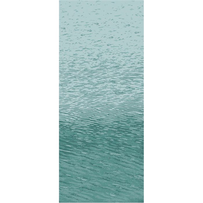 Casamance|Papier peint panoramique vagues d’eau océan ou lac calme vert|Panoramiques