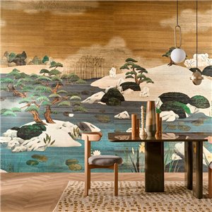 Casamance|Orientalische Keramik Tapete beige|Hochwertige