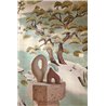Casamance|Wall mural oriental landscape Japanese garden and pond green|Wallmurals