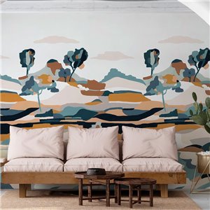 As Creation|Wall mural tropical palm and monstera leaves|Wallmurals