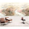 Casadeco|Wall mural impressionist landscape with stream and meadows|Wallmurals