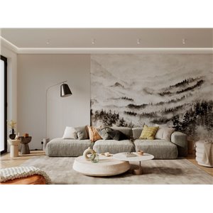 Eijffinger|Mural pared estuco contemporáneo con líneas minimalistas|Murales de Pared 2
