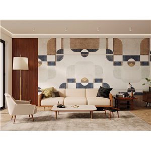 Marburg|Kids mural world map beige with planes and animals|Wallmurals 2