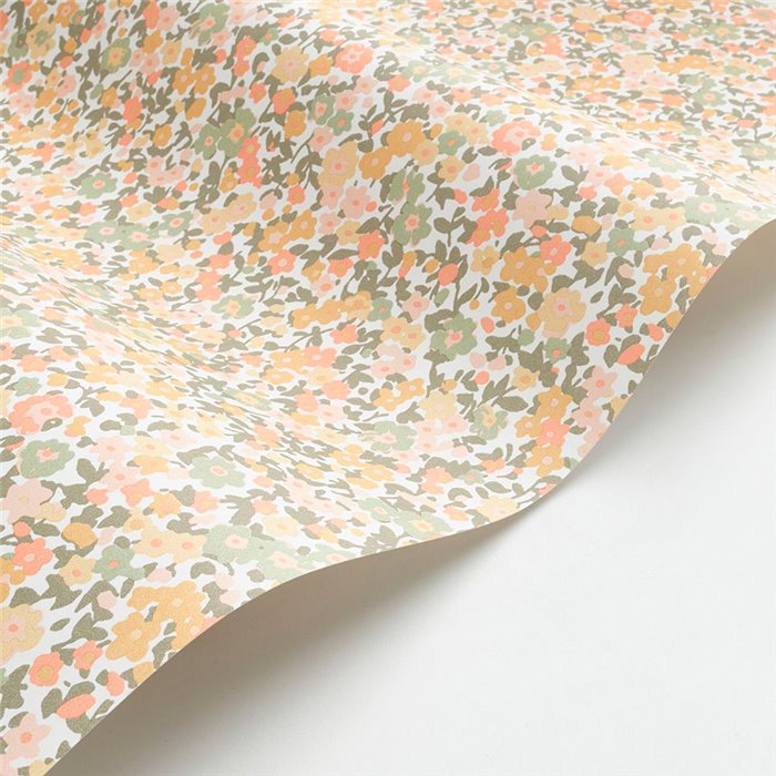 Papel pintado floral colores alegres estampado de pétalos multicolor  - Casadeco Flower Market 89212226