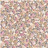 Casadeco|Papel pintado flores pequeñas multicolor, estampado Liberty|Floral