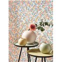 Casadeco|Papier peint à petites fleurs jeunes, typiques d’un tissu Liberty|Floral