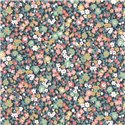 Casadeco|Papier peint à petites fleurs multicolores, imprimé Liberty|Floral