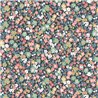 Casadeco|Papier peint à petites fleurs multicolores, imprimé Liberty|Floral