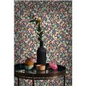 Casadeco|Papier peint à petites fleurs multicolores, imprimé Liberty|Floral