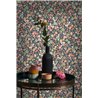 Casadeco|Papier peint à petites fleurs multicolores, imprimé Liberty|Floral