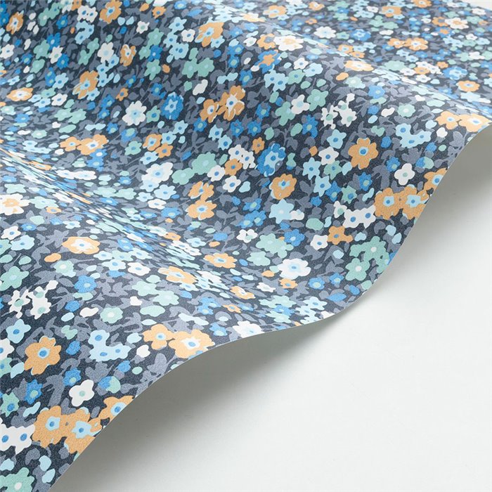 Casadeco|Tapete mit kleinen blauen Blumen, Liberty-Stil|Blumen